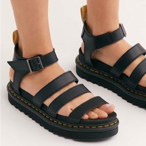 NWT Dr. Martens Vegan Blaire Matte Hydro Sandals